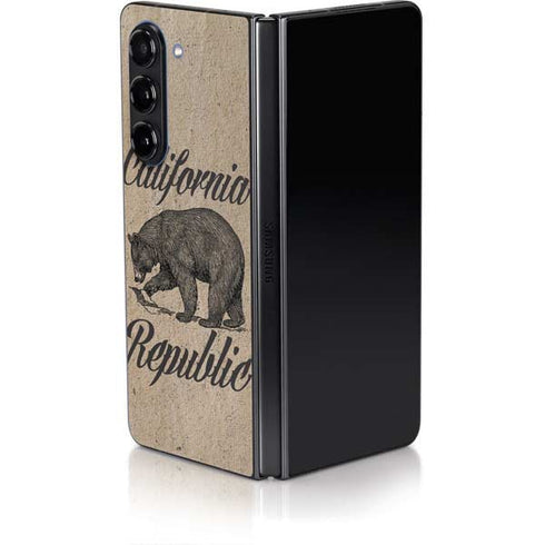 Cali Republic Vintage Galaxy Z Fold5 5G Skin